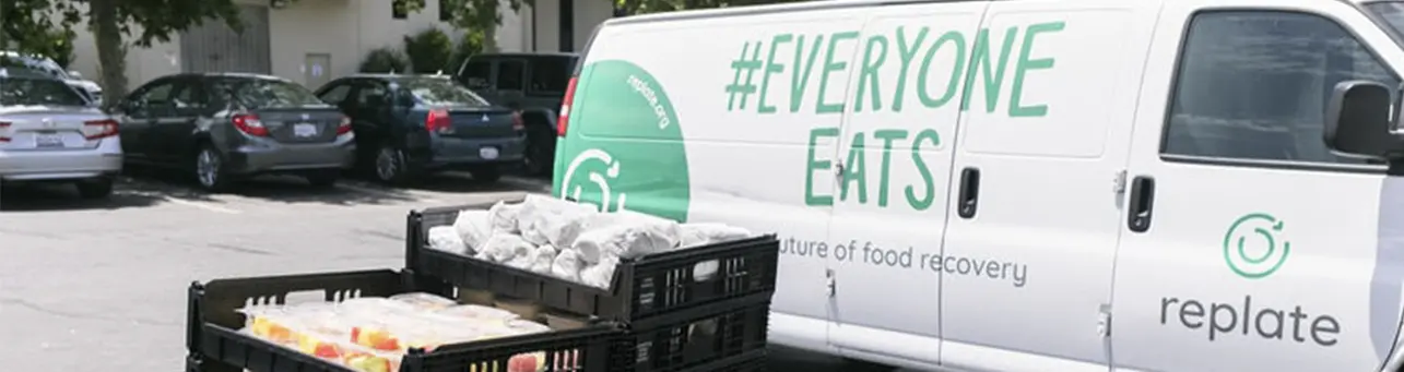 Re-plate delivery van