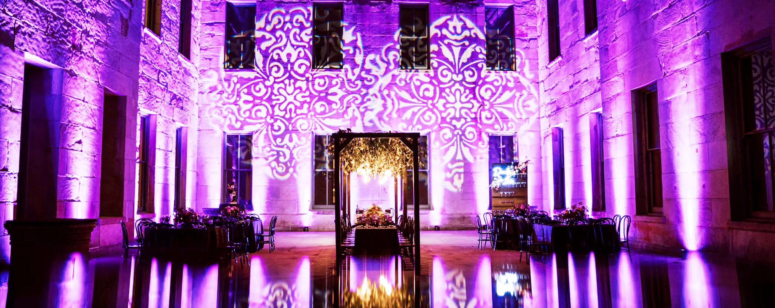 San Francisco Event Venue, The Mint, Exterior, Courtyard, Event, Night