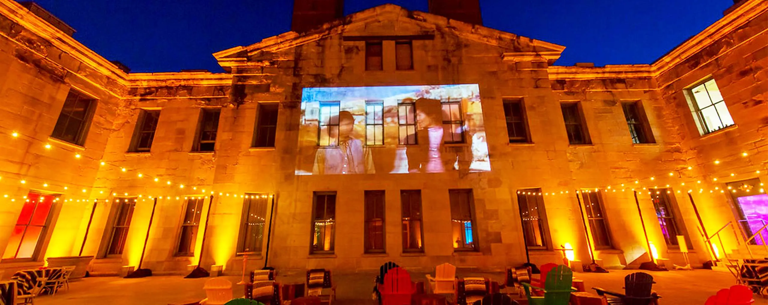 San Francisco Event Venue, The Mint, Exterior, Courtyard, Event, Night
