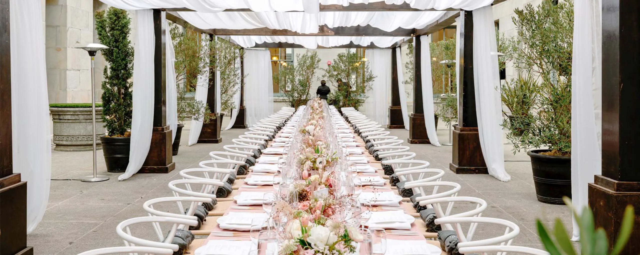 San Francisco Event Venue, The Mint, Exterior, Courtyard, Event, Wedding, Day