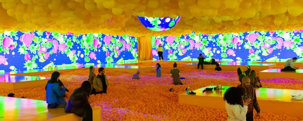 San Francisco Event Venue, Palace of Fine Arts, Interior, Immersive Event, Crowd, Night