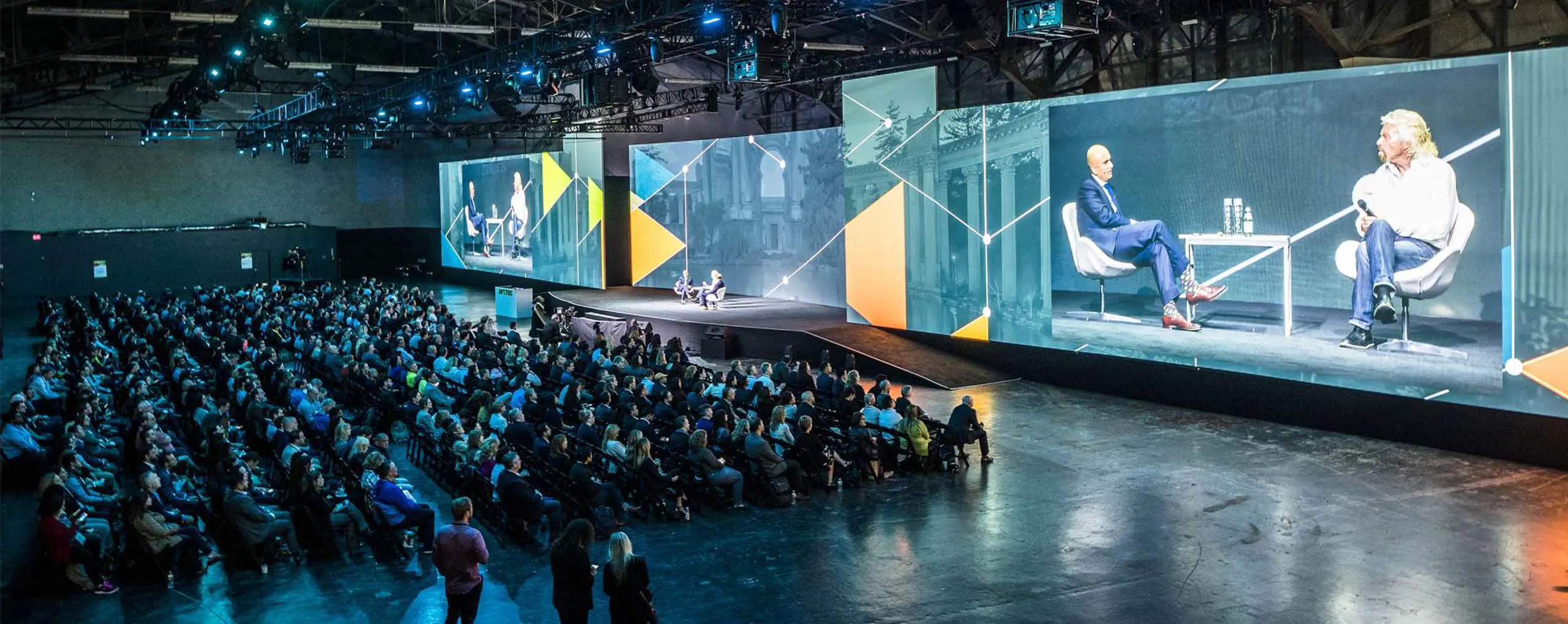 San Francisco Event Venue, Palace of Fine Arts, Interior, Event, Conference, Crowd, Day