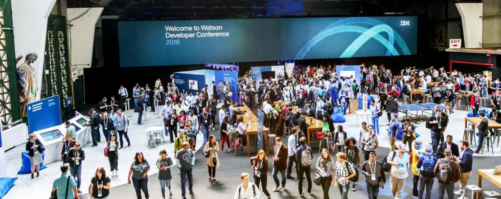 San Francisco Event Venue, Palace of Fine Arts, Interior, Event, Conference, Crowd, Day