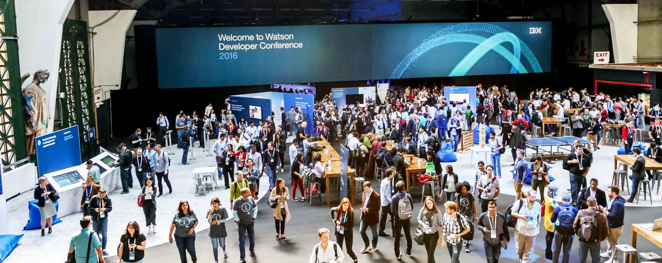 San Francisco Event Venue, Palace of Fine Arts, Interior, Event, Conference, Crowd, Day