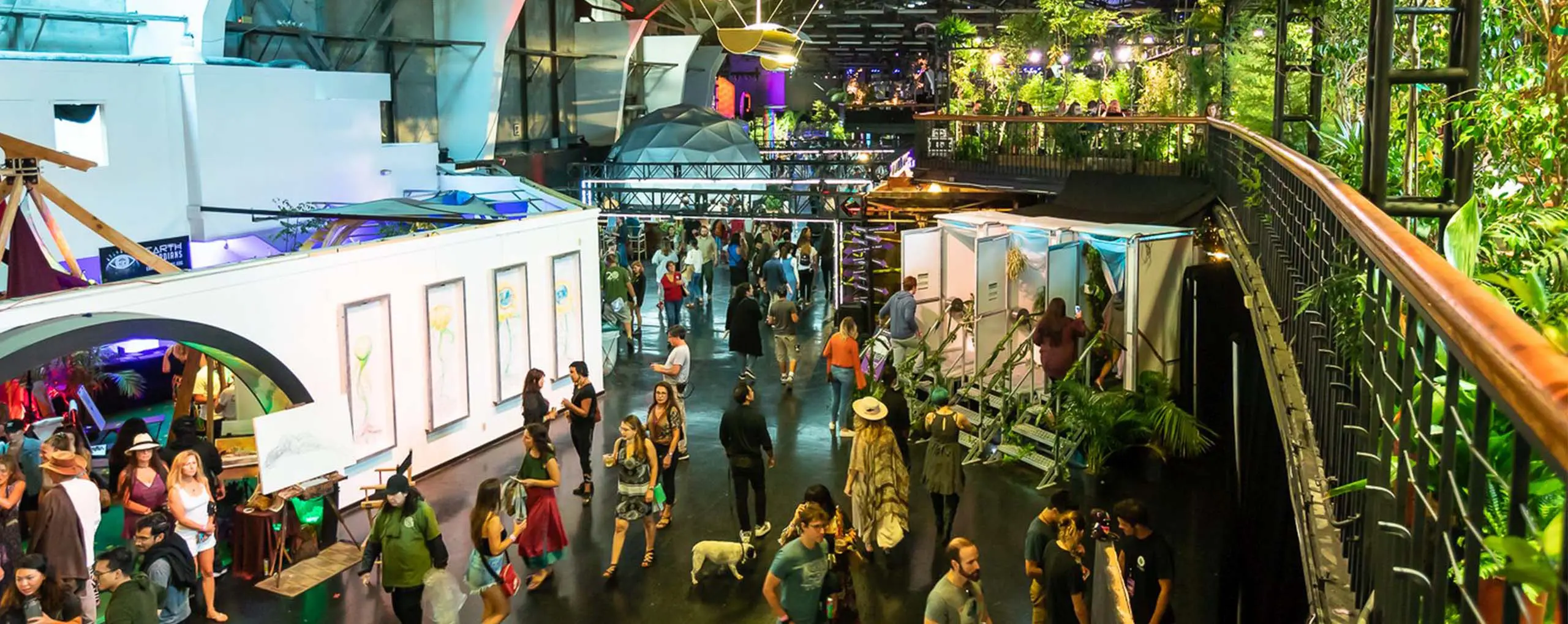 San Francisco Event Venue, Palace of Fine Arts, Interior, Event, Crowd, Night