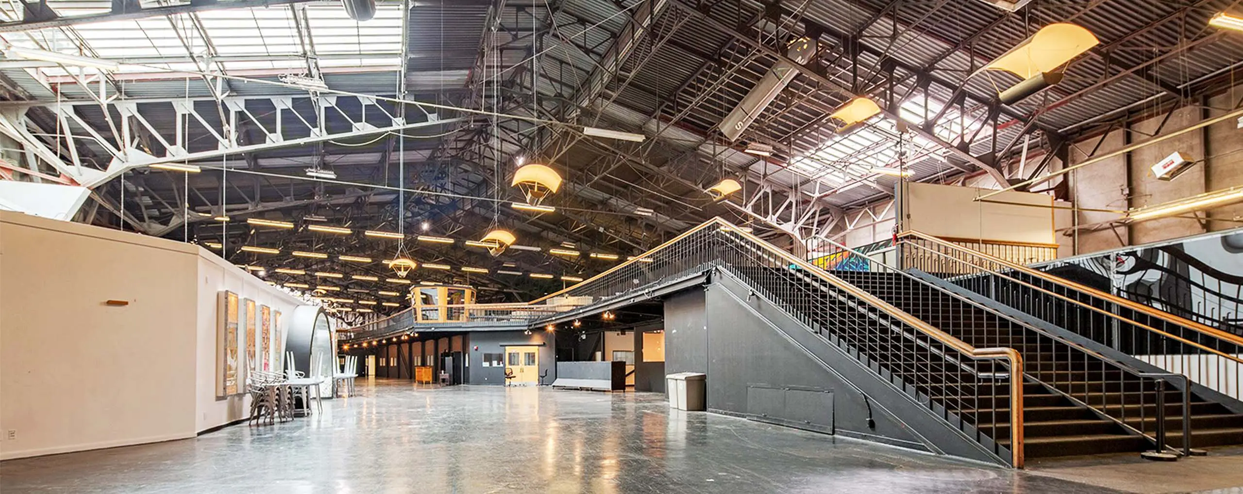 San Francisco Event Venue, Palace of Fine Arts, Interior, Vacant, Day