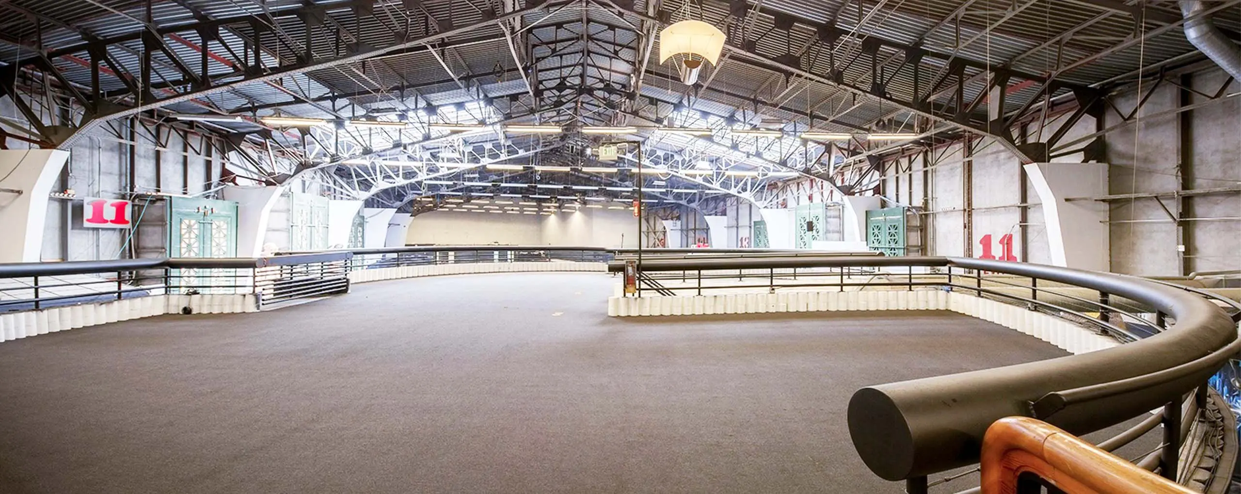San Francisco Event Venue, Palace of Fine Arts, Interior, Mezzanine, Vacant, Day
