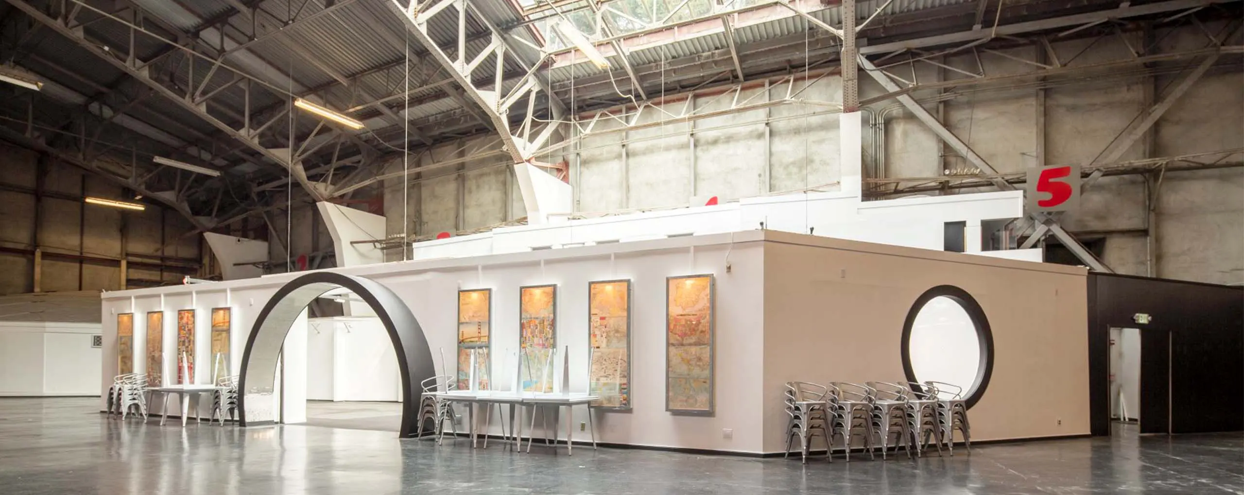 San Francisco Event Venue, Palace of Fine Arts, Interior, Vacant, Day