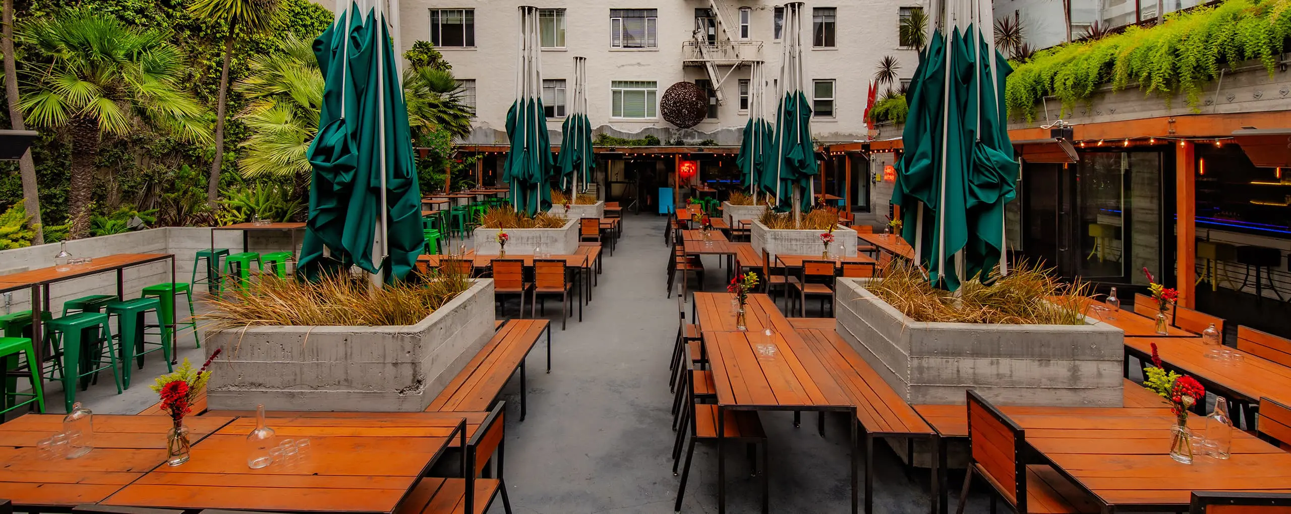 San Francisco Event Venue 620 Jones Exterior Patio Day