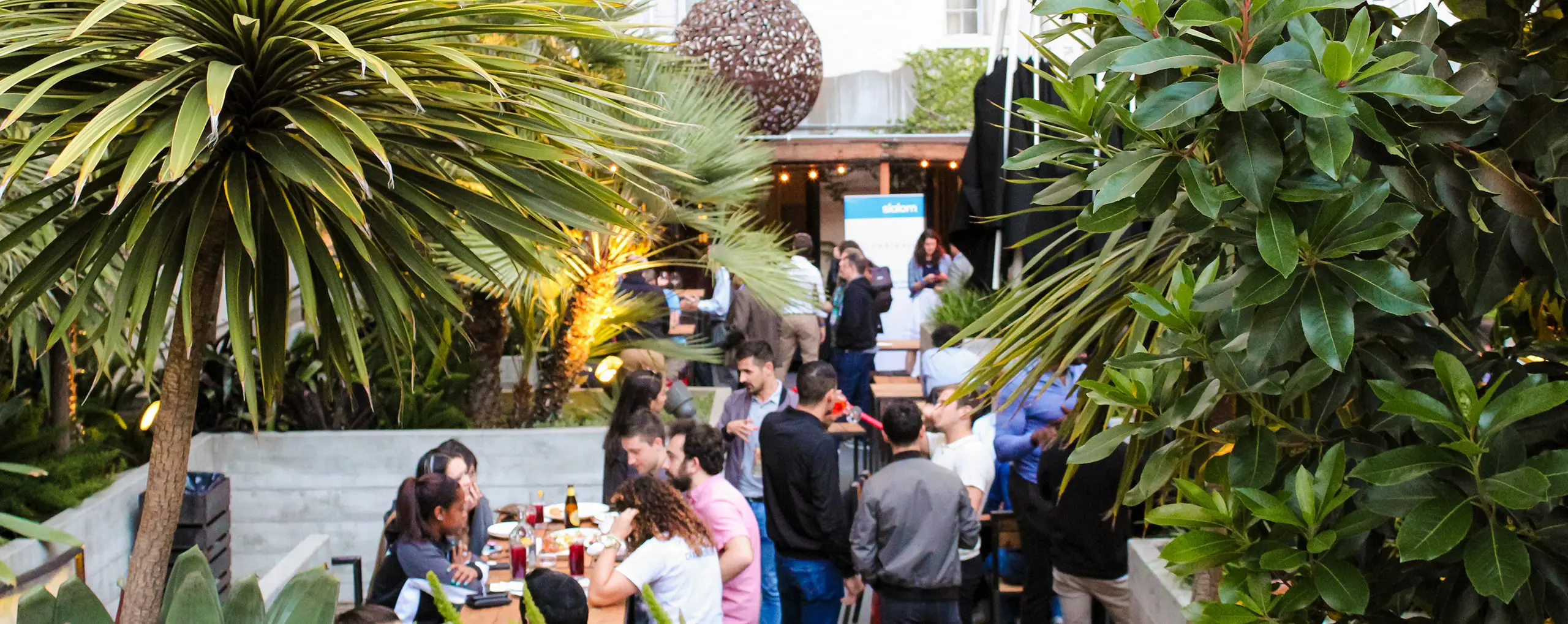 San Francisco Event Venue, 620 Jones, Exterior, Patio Day, Lunch