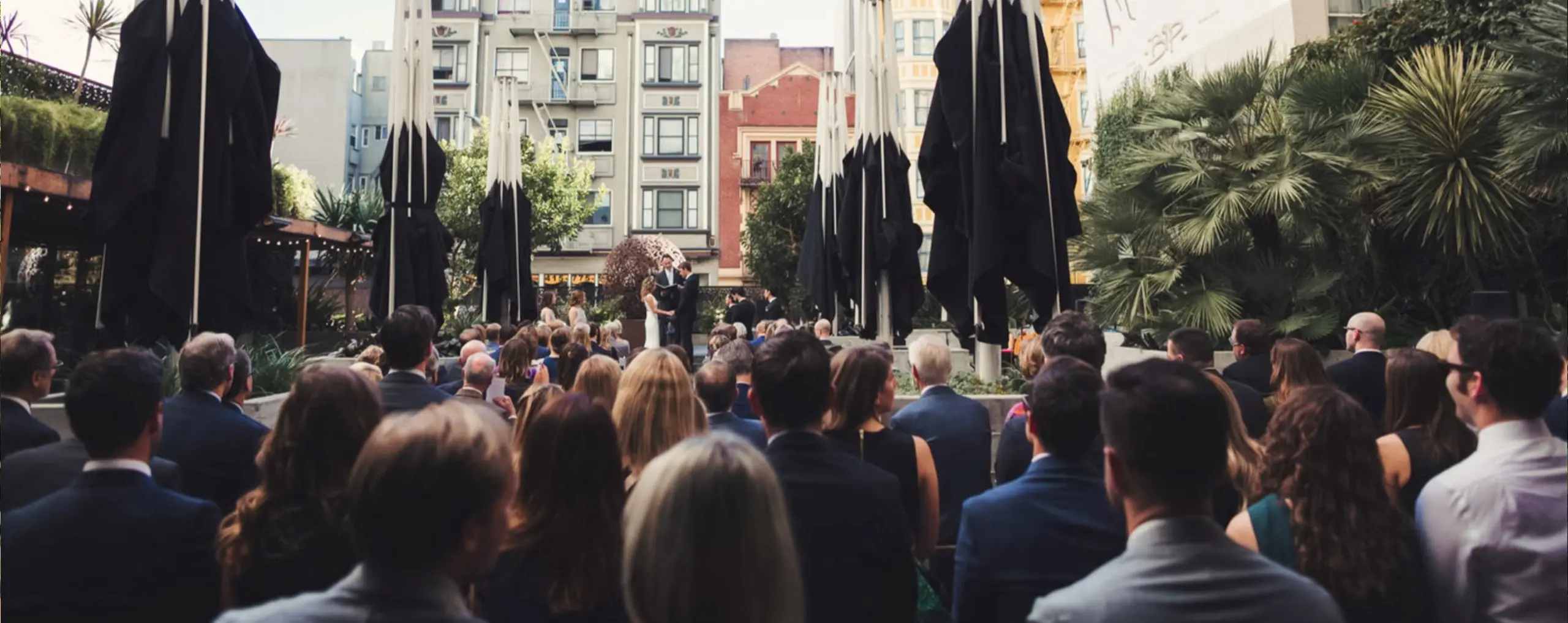 San Francisco Event Venue, 620 Jones, Exterior, Patio, Event, Wedding