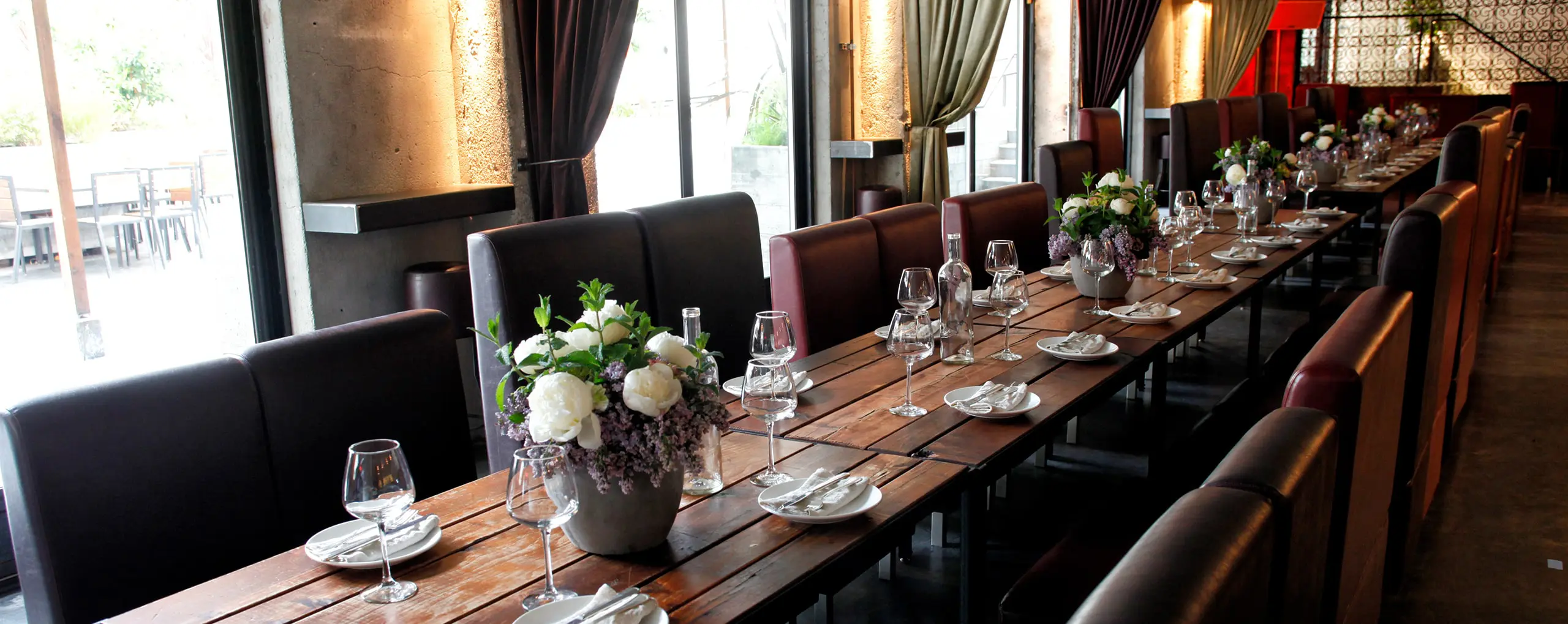 San Francisco Event Venue, 620 Jones, Interior, Booths, Vacant, Day