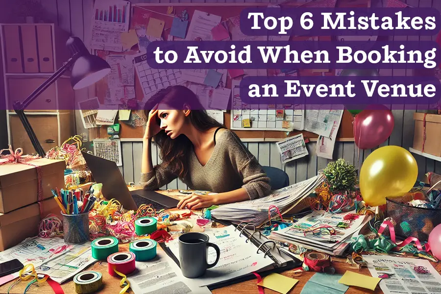 Top 6 Mistakes to Avoid When Booking An Event Venue