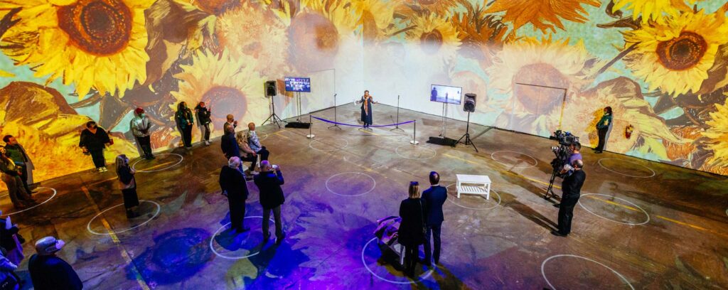 San Francisco Event Venue, SVN West, Interior, Ballroom, Event, Crowd, Day