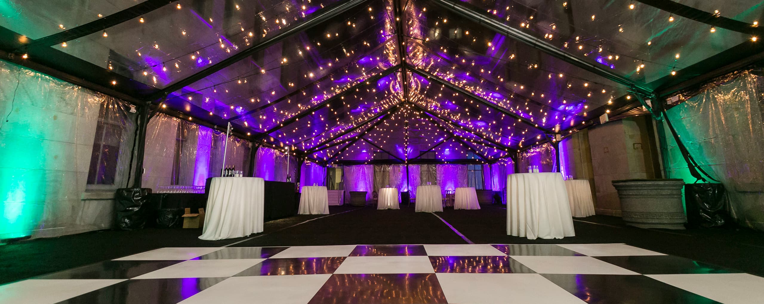 San Francisco Event Venue, The Mint, Exterior, Courtyard, Event, Night