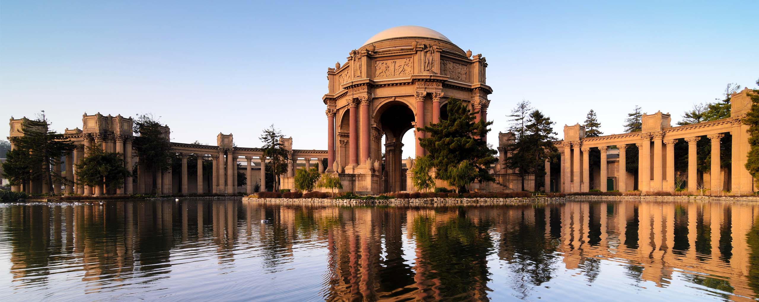 San Francisco Palace of Fine Arts Exterior Water Day