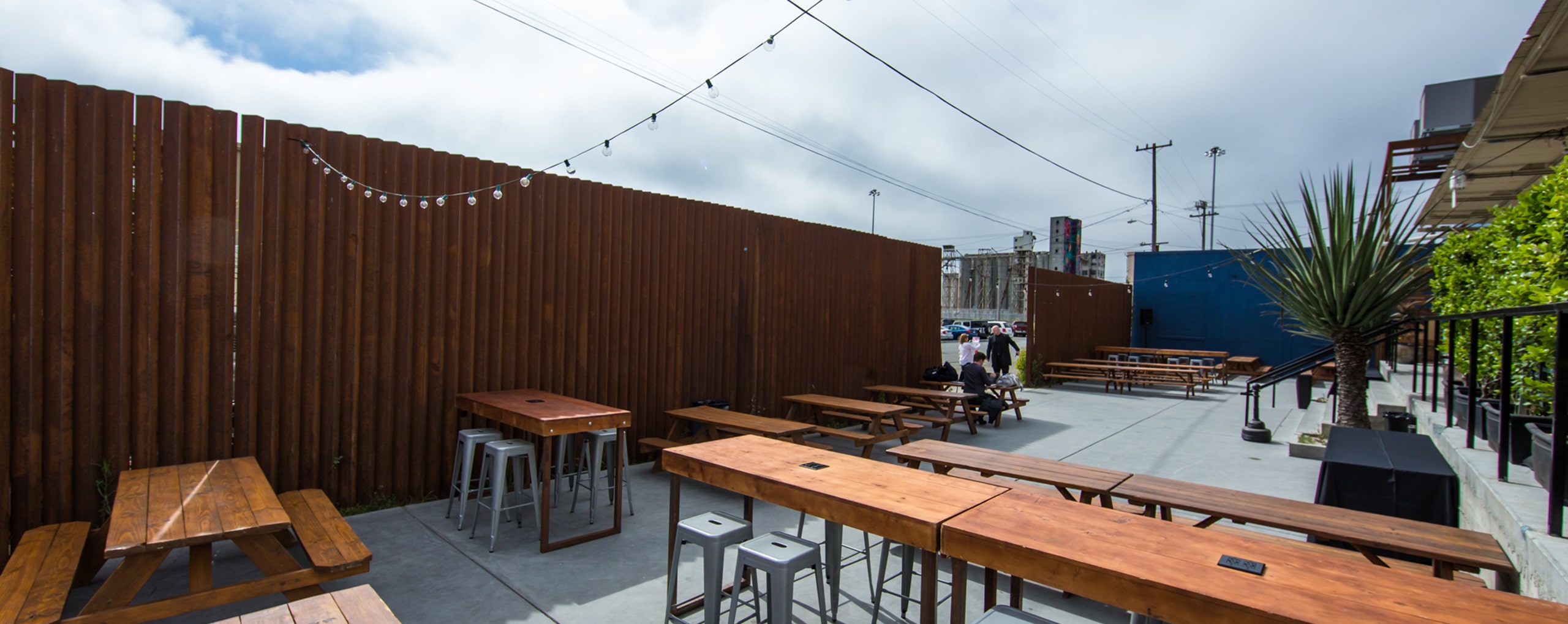 San Francisco Event Venue, The Midway, Exterior, Patio, Vacant, Day