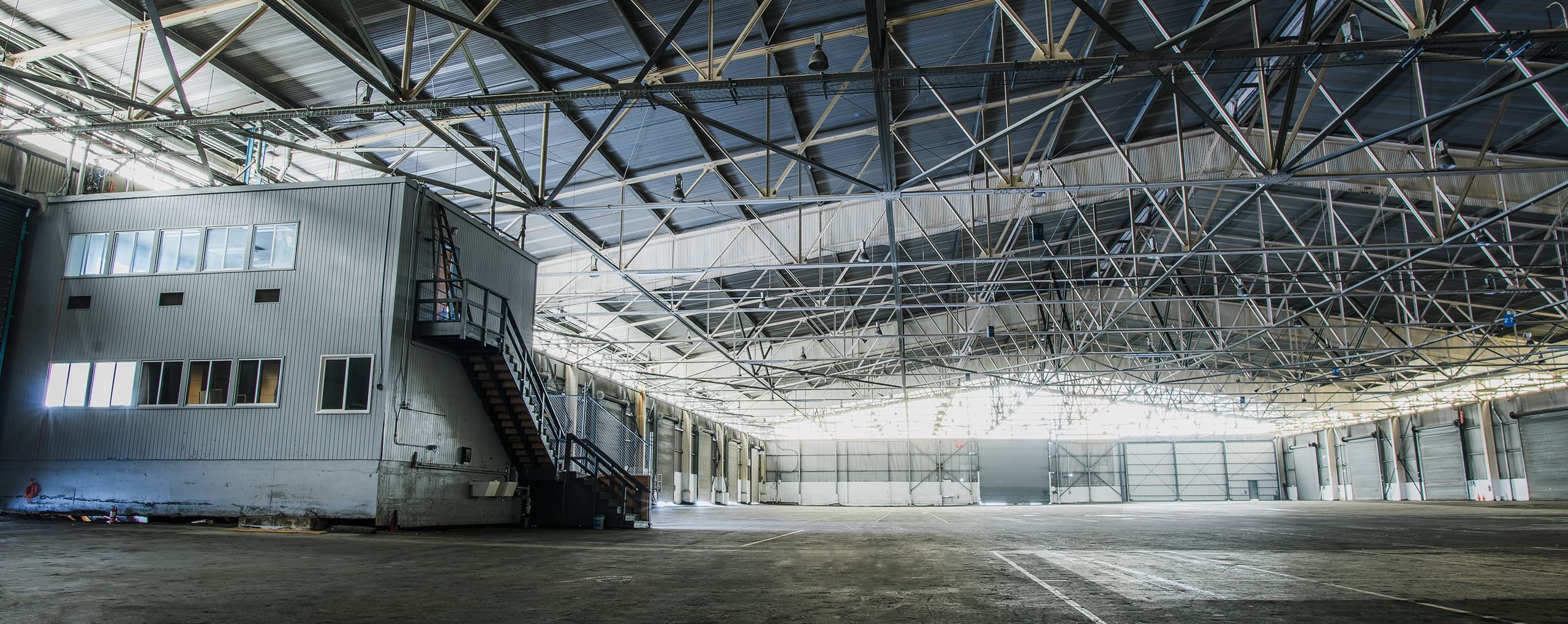 San Francisco Pier 80 - Shed A Interior Empty Day