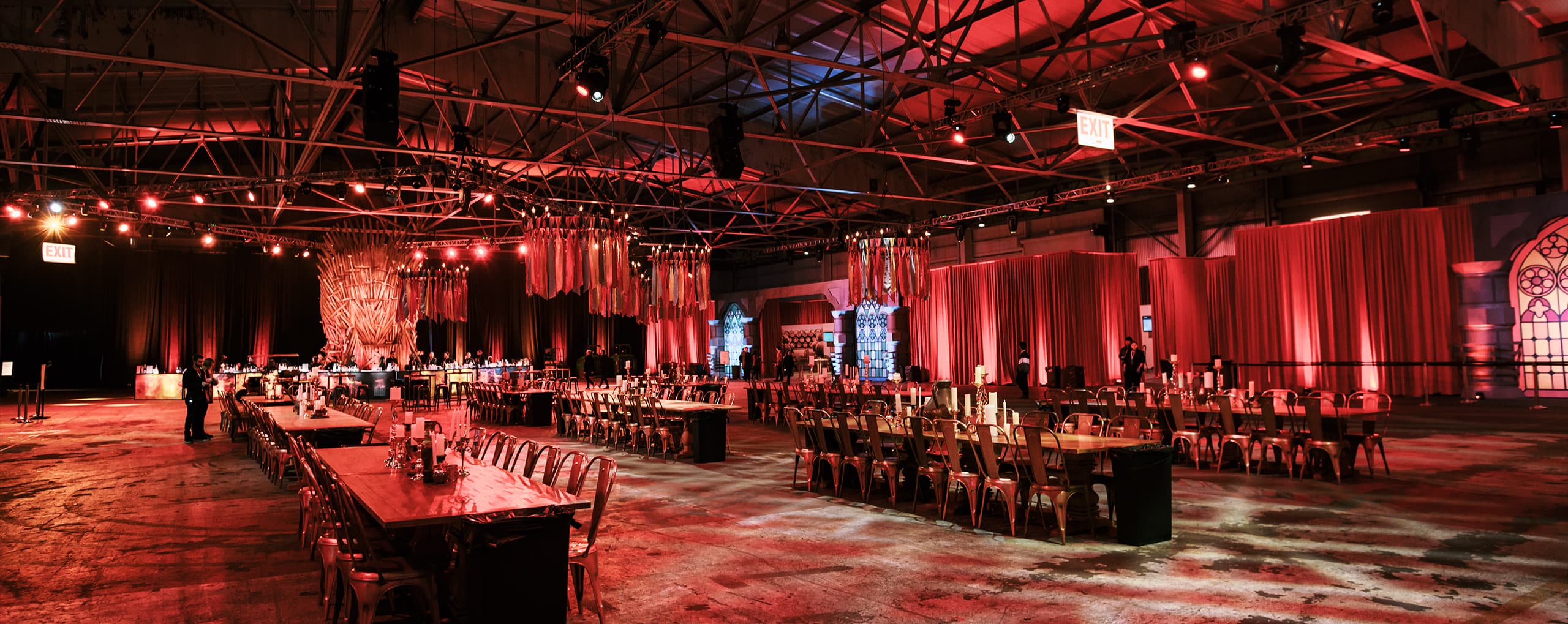 San Francisco Pier 80 - Shed A Interior Event Night