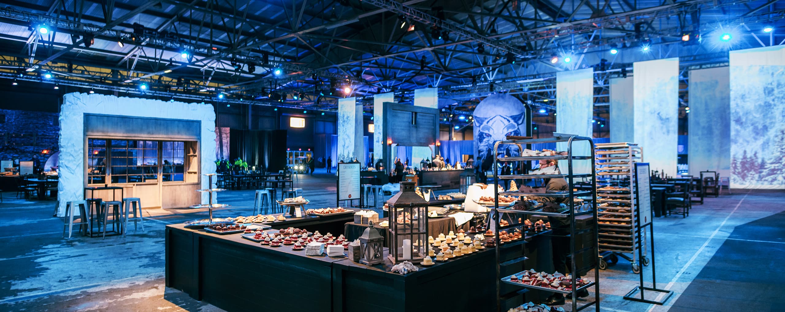 San Francisco Pier 80 - Shed A Interior Event Night