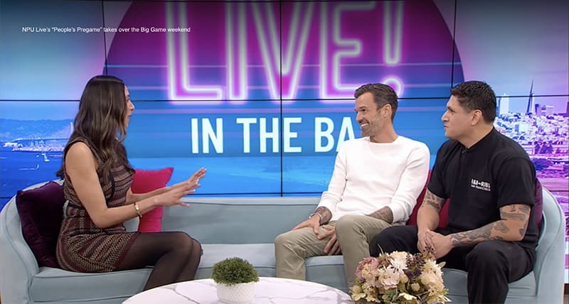 's Pregame takes over the Big Game weekend NPU's Jordan Langer and Kelvin Castellanos (R&B and Ribs) interview about big Super Bowl show