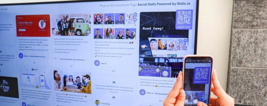 Social Media Wall Example